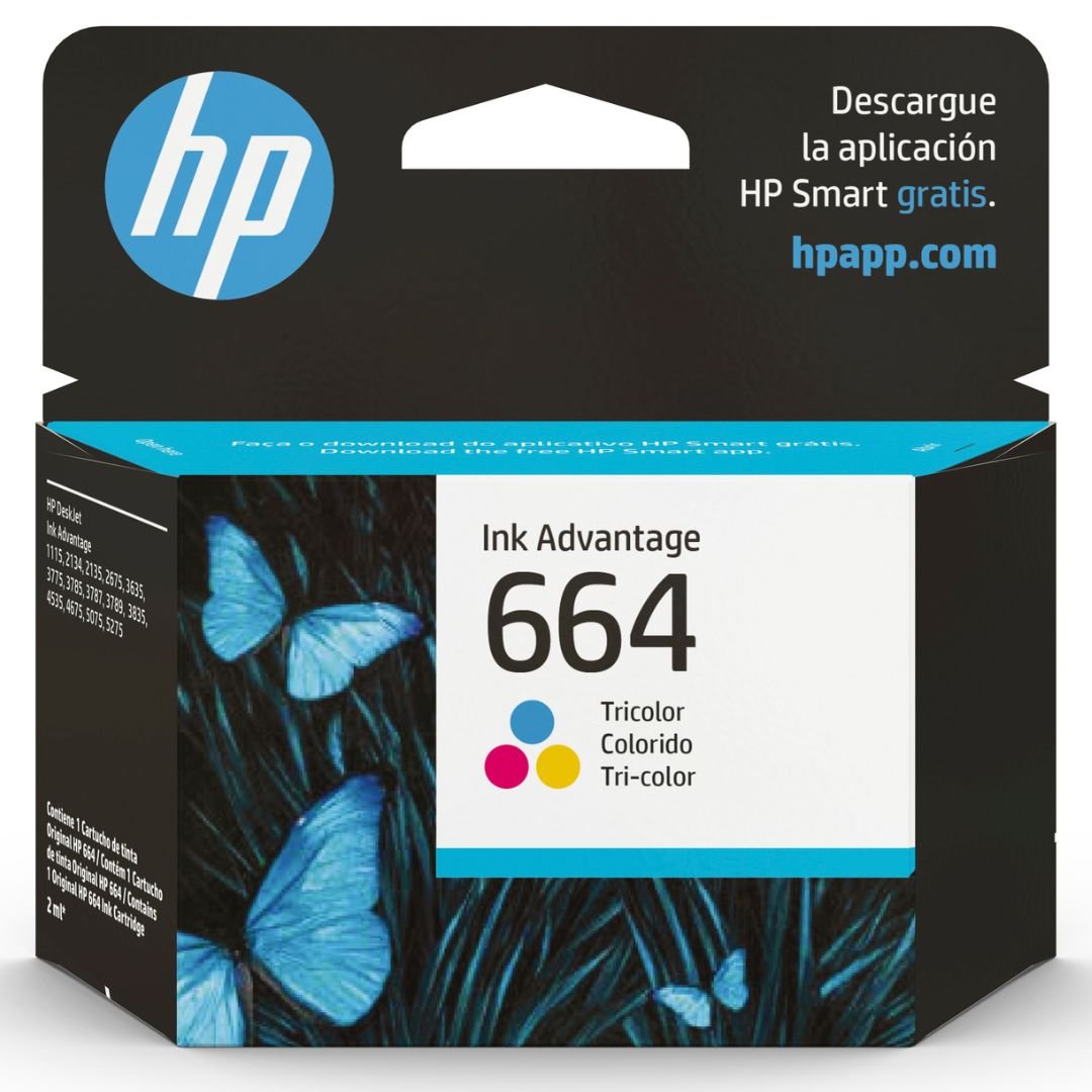 Tinta HP 664 Color - F6V28AL | DeskJet 2675/3775 | 100 páginas, modelo , Tintas Hp