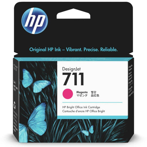 Tinta HP 711 - CZ131A - Magenta - HP DesignJet T120 - T130 - T520 - T530 | 29 ml, modelo , Tintas Hp