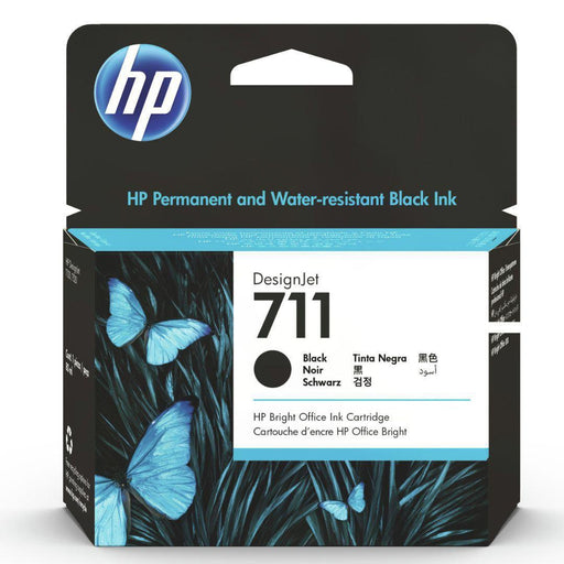 Tinta HP 711 - CZ133A - Negro - Alto Rendimiento - ploter | DesignJet T530 / T520 / T130 / T120 | 80 ml, modelo , Tintas Hp