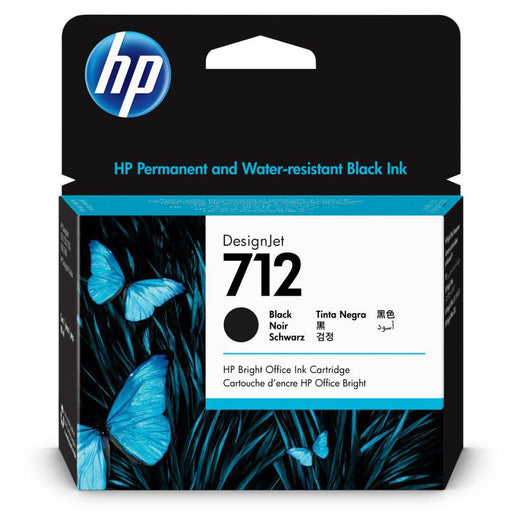 Tinta HP 712 Negro-3ED71A Alto Rendimiento | DesignJet T210/T230/T250/T630/T650 | 80 ml, modelo , Tintas Hp