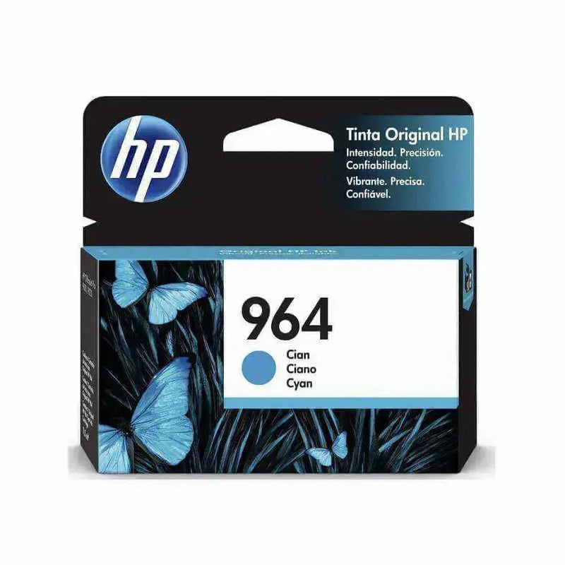 Tinta Hp 964 Cyan - 3JA50Al | OfficeJet Pro 9010/9020, modelo , Tintas Hp