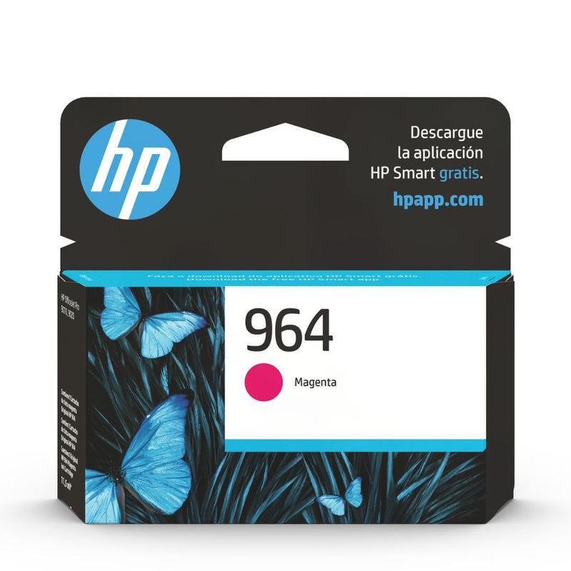 Tinta Hp 964 Magenta - 3JA51Al | OfficeJet Pro 9010/9020, modelo , Tintas Hp