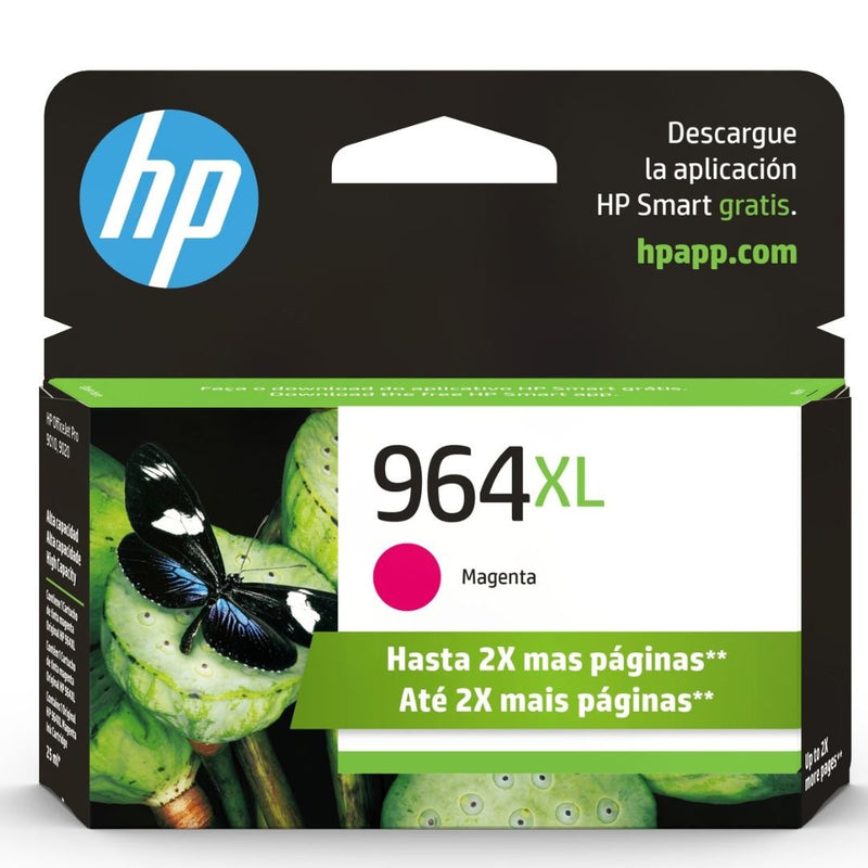 Tinta HP 964XL Magenta - 3JA55AL | OfficeJet Pro 9010/9020, modelo , Tintas Hp