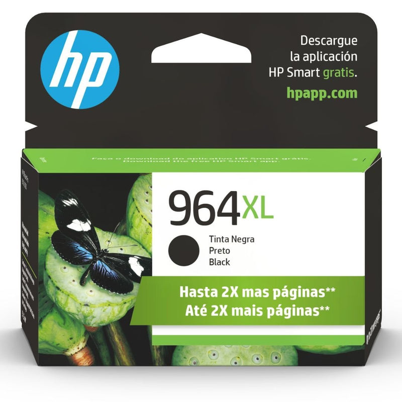 Tinta HP 964XL Negra - 3JA57AL | OfficeJet Pro 9010 / 9020, modelo , Tintas Hp