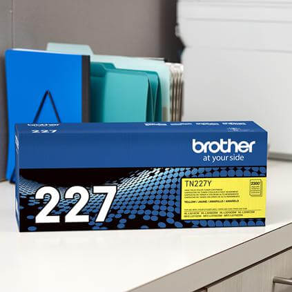 Toner Brother TN-227Y | TN227Y Amarillo | | Para HL-L3210CW / HL-L3230CDW / HL-L3270CDW / HL-L3290CDW / MFC-L3710CW / MFC-L3750CDW / MFC-L3770CDW | 2,300 paginas, modelo , Toners