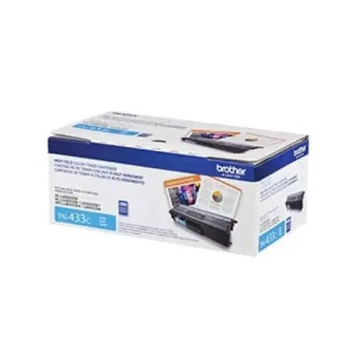 Toner Brother TN-433C Cyan | TN433C | Para HL-L8260CDW / HL-L8360CDW / HL-L8360CDWT / MFC-L8610CDW / MFC-L8900CDW, modelo , Toners