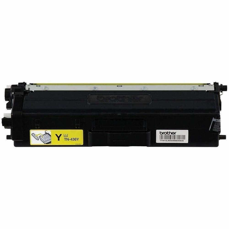 Toner Brother TN-436Y Alto Rendimiento Amarillo | TN436Y | Para HL-L8360CDW / HL-L8360CDWT / HL-L9310CDW / MFC-L8900CDW / MFC-L9570CDW, modelo , Toners