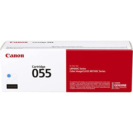 Toner Canon 055 Cyan | Para ImageClass MF743Cdw / MF741Cdw / MF745Cdw / MF746Cdw / LBP664Cdw, modelo , Toners