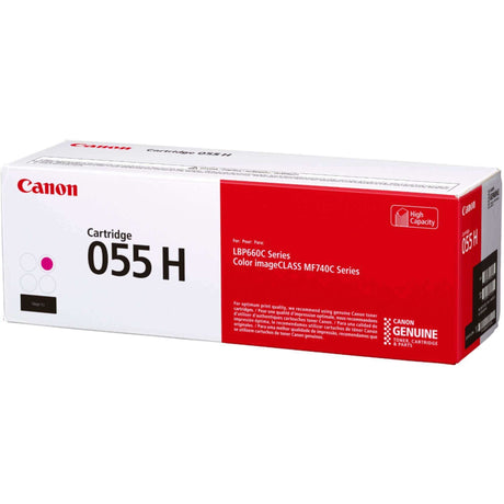 Toner Canon 055 H Magenta | Para ImageClass MF743Cdw / MF741Cdw / MF745Cdw / MF746Cdw / LBP664Cdw, modelo , Toners
