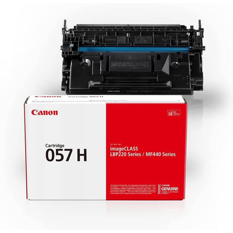 Toner Canon 057H | 057 H Negro | Para ImageCLASS MF445dw / LBP226dw | 10,000 páginas, modelo , Toners
