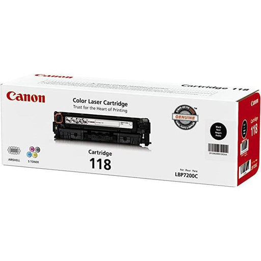 Toner Canon 118 negro (LIQUIDACIÓN) | Para imageCLASS LBP7200cdn | LBP7660cdn | MF8350Cdn | MF8380Cdw, modelo , Toners
