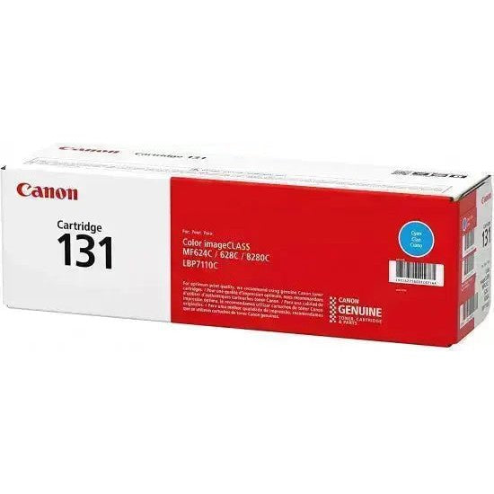 Toner Canon 131 - Cyan | Para imageCLASS MF624Cw / MF8280Cw / LBP7110Cw / MF624C, modelo , Toners