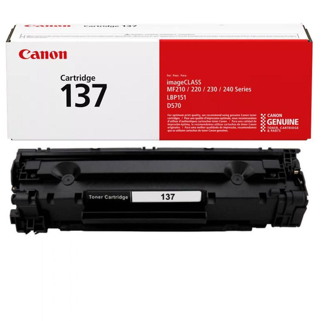 2-Pack CRG137 Black Toner Cartridge For Canon ImageClass MF227dw, MF212w, MF244dw