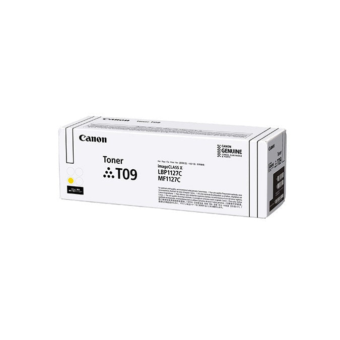 Toner Canon T09 Amarillo | Para imageCLASS X MF1127C / LBP1127C / i-SENSYS X C1127i | 5,900 páginas, modelo , Toners