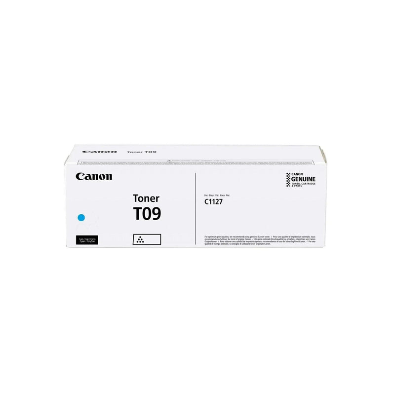 Toner Canon T09 Cyan | Para imageCLASS X MF1127C / LBP1127C / i-SENSYS X C1127i | 5,900 páginas, modelo , Toners