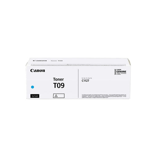 Toner Canon T09 Cyan | Para imageCLASS X MF1127C / LBP1127C / i-SENSYS X C1127i | 5,900 páginas, modelo , Toners