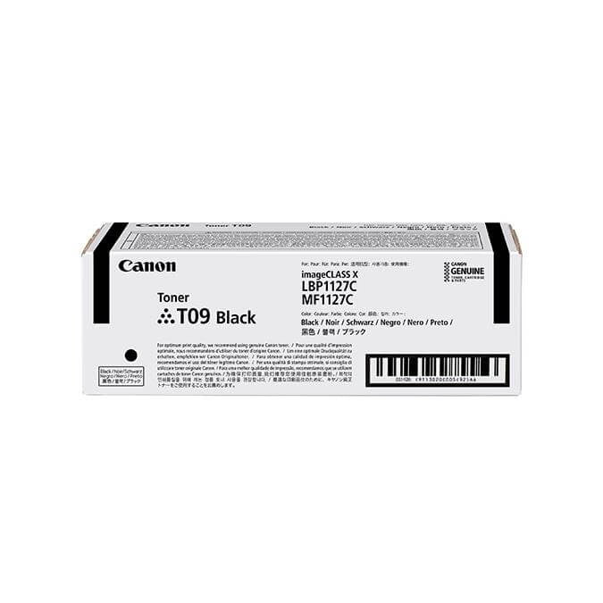 Toner Canon T09 Negro | Para imageCLASS X MF1127C / LBP1127C / i-SENSYS X C1127i | 7,600 páginas, modelo , Toners