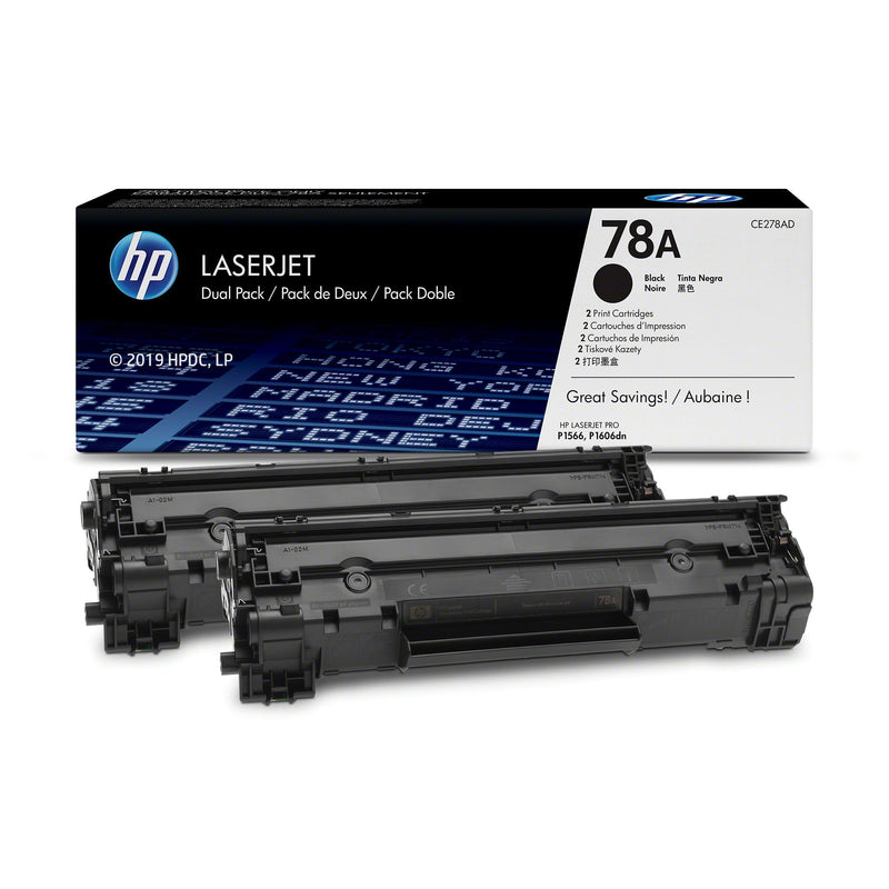 Toner Hp CE278AD - 78A | Para LaserJet Pro M1536 / P1606 / P1566, modelo , Toners