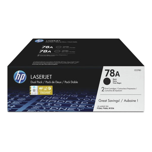 Toner Hp CE278AD - 78A | Para LaserJet Pro M1536 / P1606 / P1566, modelo , Toners
