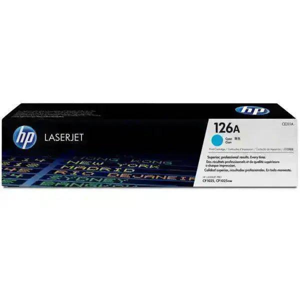 Toner Hp CE311A 126A Cyan | Para LaserJet Pro CP1025 / M175 | 1,000 páginas, modelo , Toners