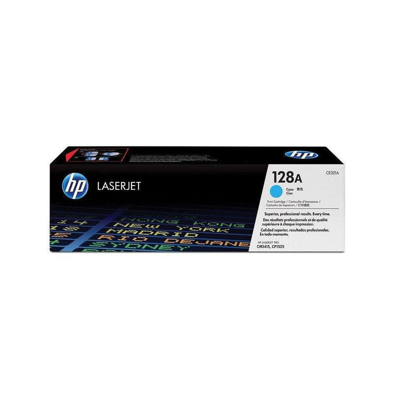 Toner Hp CE321A 128A cyan | Para LaserJet Pro CM1415 / CP1525, modelo , Toners