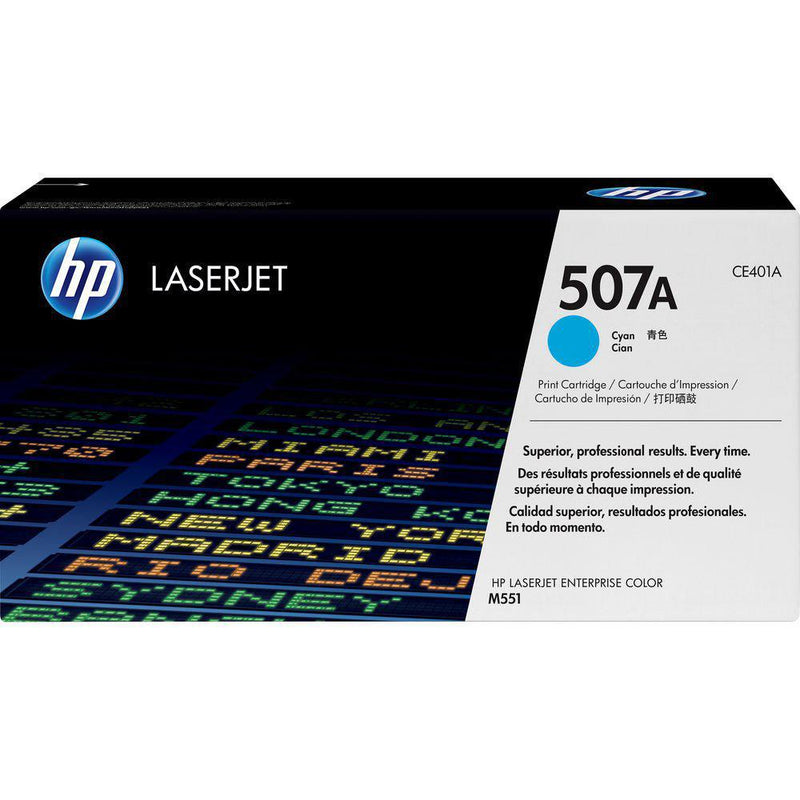Toner Hp CE401A - 507A - Cyan | Para LaserJet Pro M570 | LaserJet Enterprise M551 / M575, modelo , Toners