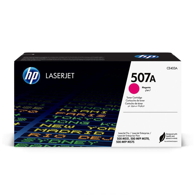 Toner Hp CE403A - 507A - Magenta | Para LaserJet Pro M570 | LaserJet Enterprise M551 / M575, modelo , Toners