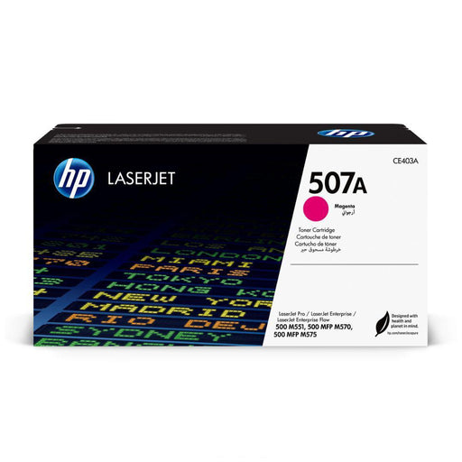 Toner Hp CE403A - 507A - Magenta | Para LaserJet Pro M570 | LaserJet Enterprise M551 / M575, modelo , Toners