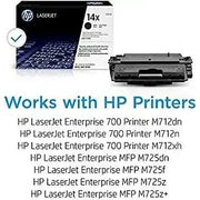 Toner Hp CF214X 14X Negro | Para LaserJet Enterprise M725 / M712 | 17,500 páginas, modelo , Toners