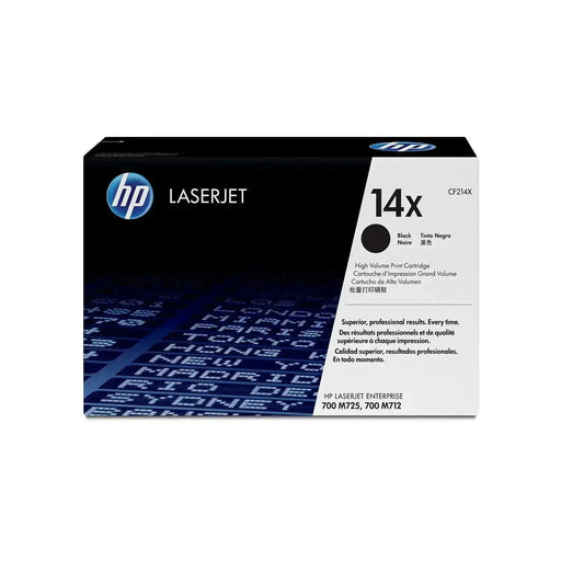 Toner Hp CF214X 14X Negro | Para LaserJet Enterprise M725 / M712 | 17,500 páginas, modelo , Toners