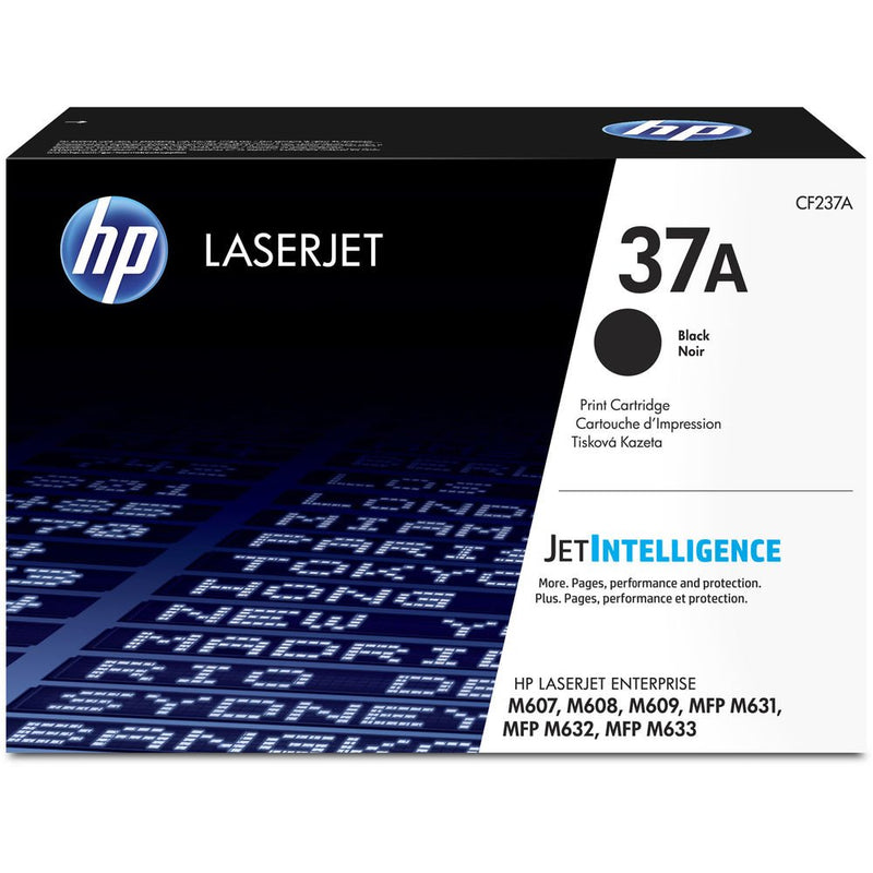 Toner Hp CF237A - 37A | Para LaserJet Enterprise Flow M632 | LaserJet Enterprise M607 / M608 / M609 / M631 / M632 / M633 | 11,000 páginas, modelo , Toners