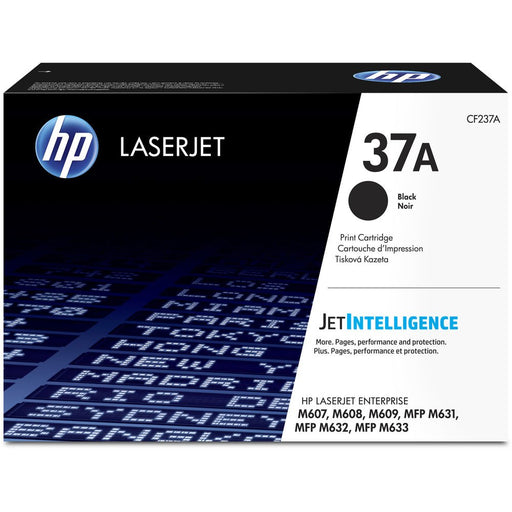 Toner Hp CF237A - 37A | Para LaserJet Enterprise Flow M632 | LaserJet Enterprise M607 / M608 / M609 / M631 / M632 / M633 | 11,000 páginas, modelo , Toners