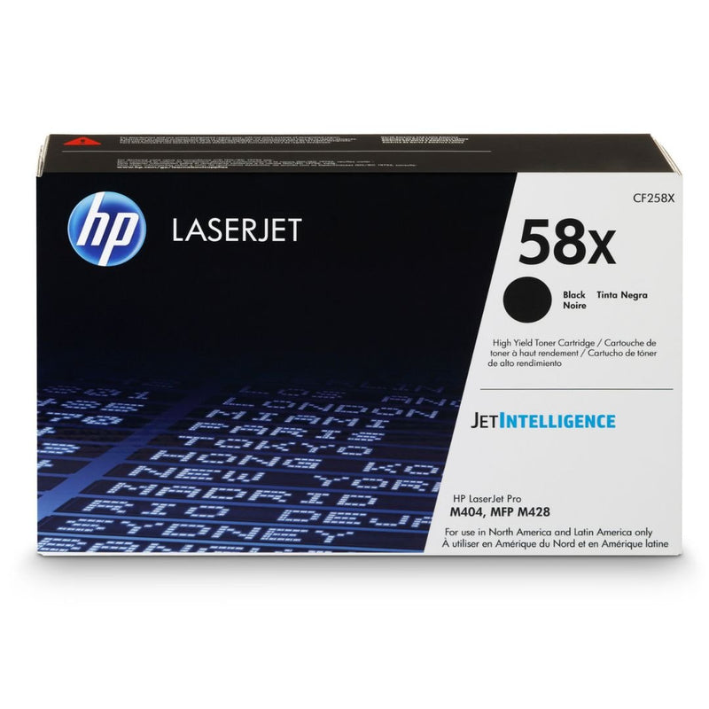 Toner Hp CF258X | 58X | Para LaserJet Pro M428 / M404 | LaserJet Enterprise M406 / M430 | 10,000 páginas, modelo , Toners
