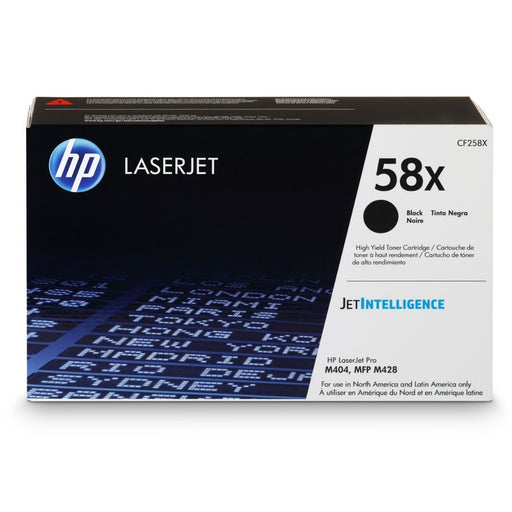 Toner Hp CF258X | 58X | Para LaserJet Pro M428 / M404 | LaserJet Enterprise M406 / M430 | 10,000 páginas, modelo , Toners