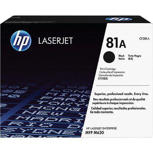 Toner Hp CF281A - 81A | Para LaserJet Enterprise Flow MFP M630 |M604/ M605 / M606 / 10,500 páginas, modelo , Toners