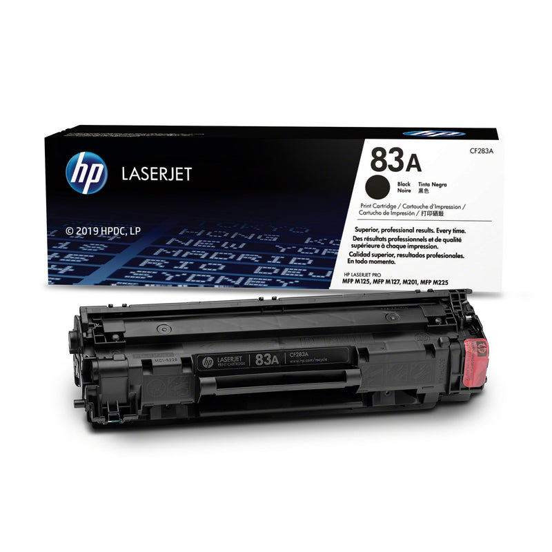 Toner Hp CF283A - 83A Negro | Para LaserJet Pro M127 / M201 / M225 | 1,500 páginas, modelo , Toners
