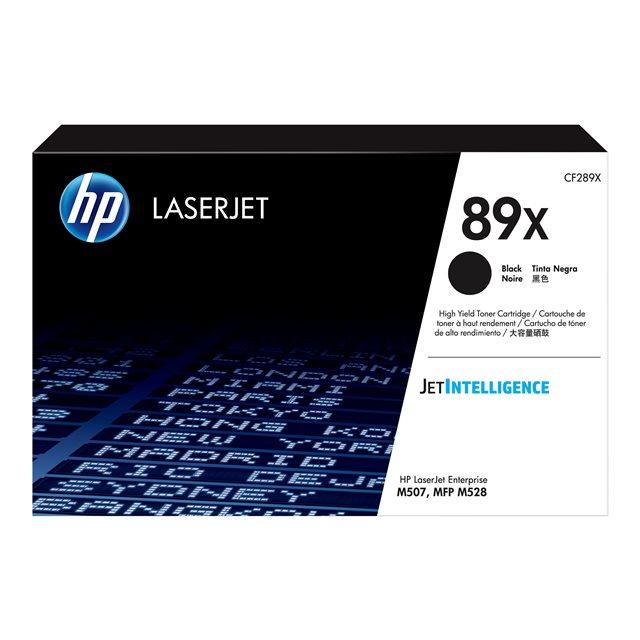 Toner Hp CF289X 89X | Para LaserJet E52645 | LaserJet Enterprise M507 / M528 | 10,000 páginas, modelo , Toners