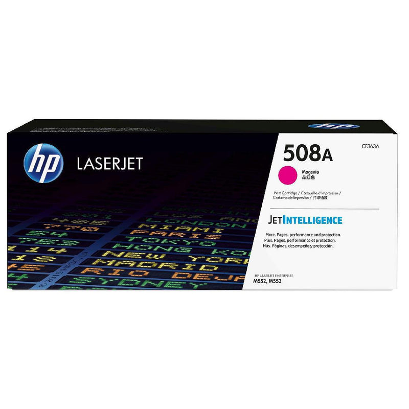 Toner Hp CF363A - Magenta - 508A | Para LaserJet Enterprise M553 / M577 | 5,000 páginas, modelo , Toners