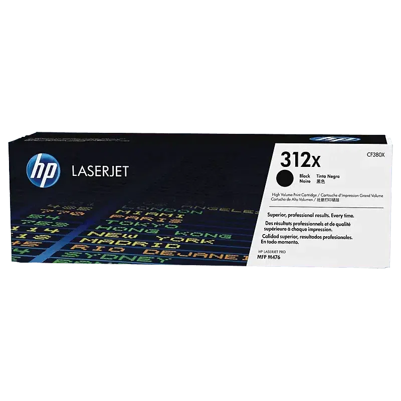 Toner Hp Cf380X 312X Negro - Alto Rendimiento | Para LaserJet Pro M476dw / M476nw / M476dn, modelo , Toners
