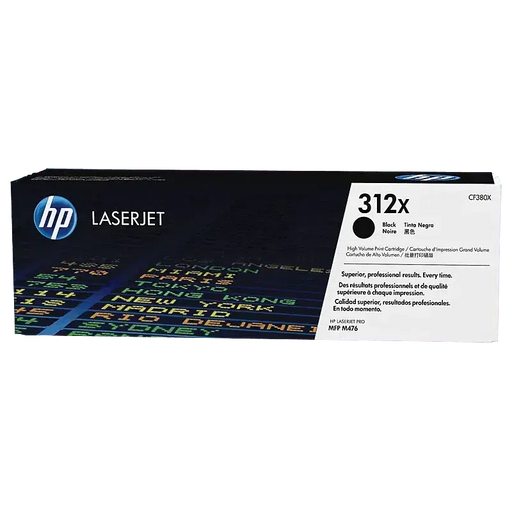Toner Hp Cf380X 312X Negro - Alto Rendimiento | Para LaserJet Pro M476dw / M476nw / M476dn, modelo , Toners