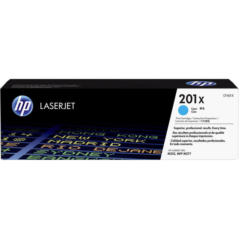 Toner Hp CF401X -201X - Cyan Alto Rendimiento | Para LaserJet Pro M252 / M277 | 2,300 páginas, modelo , Toners