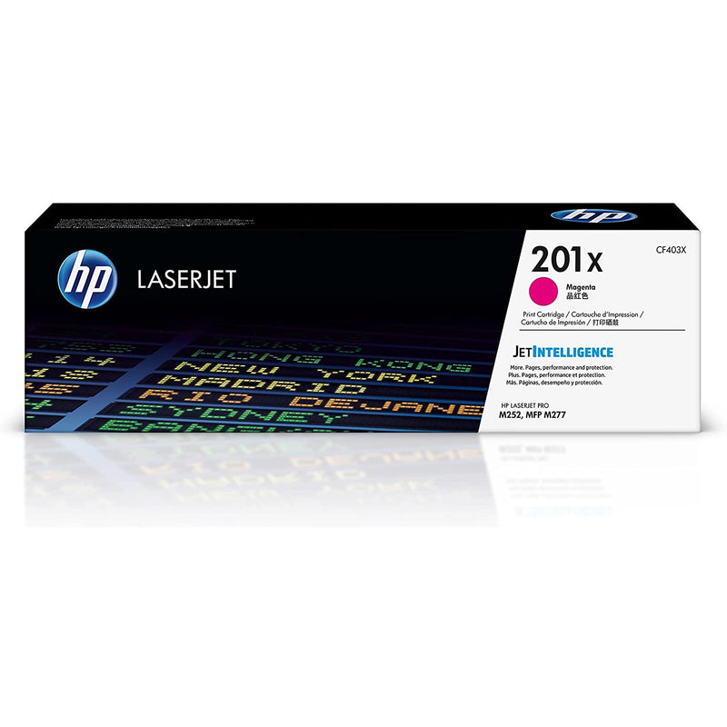 Toner Hp CF403X -201X - Magenta Alto Rendimiento | Para LaserJet Pro M252 / M277 | 2,300 páginas, modelo , Toners