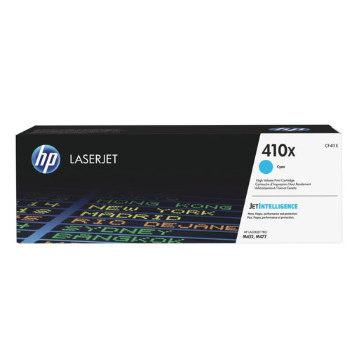 Toner Hp CF411X - 410X Cyan | Para LaserJet Pro M452 / M477 | 5,000 páginas, modelo , Toners