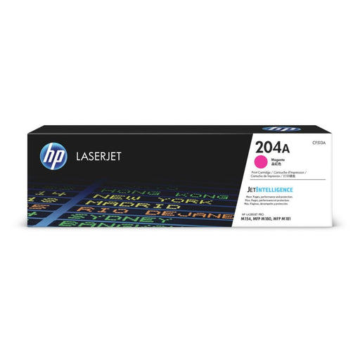 Toner Hp CF513A - 204A Magenta | Para LaserJet Pro M180 / M154 / M181 | 900 páginas, modelo , Toners