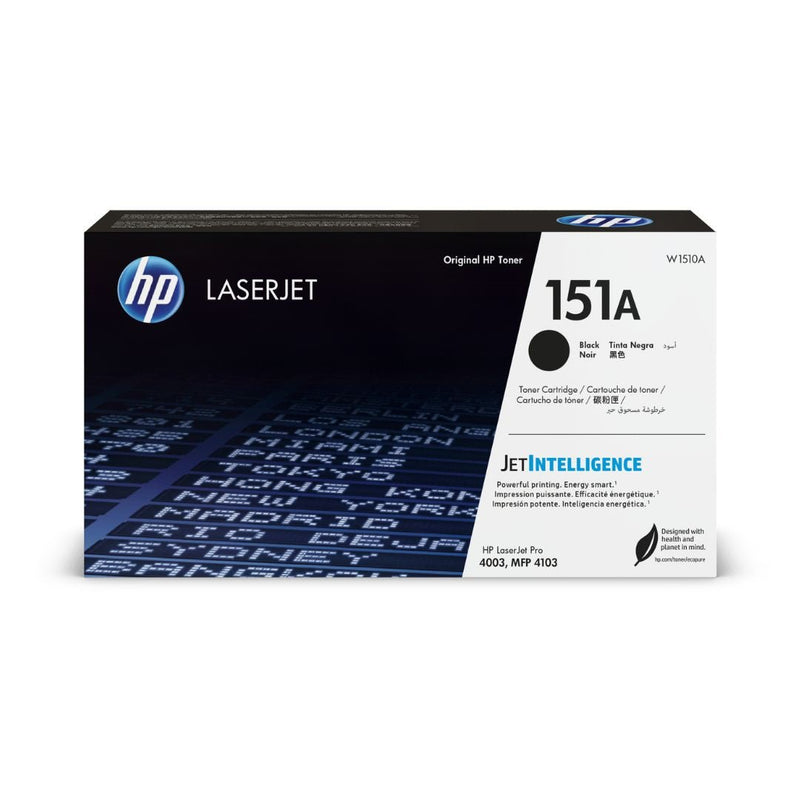 Toner Hp W1510A - 151A | Para LaserJet Pro 4003 / MFP 4103 | 3,050 páginas, modelo , Toners