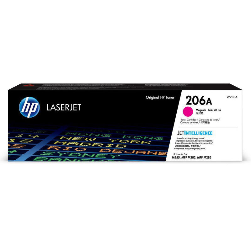 Toner Hp W2113A Magenta - 206A | Para LaserJet Pro M255 / M282 / M283 | 1,250 páginas, modelo , Toners