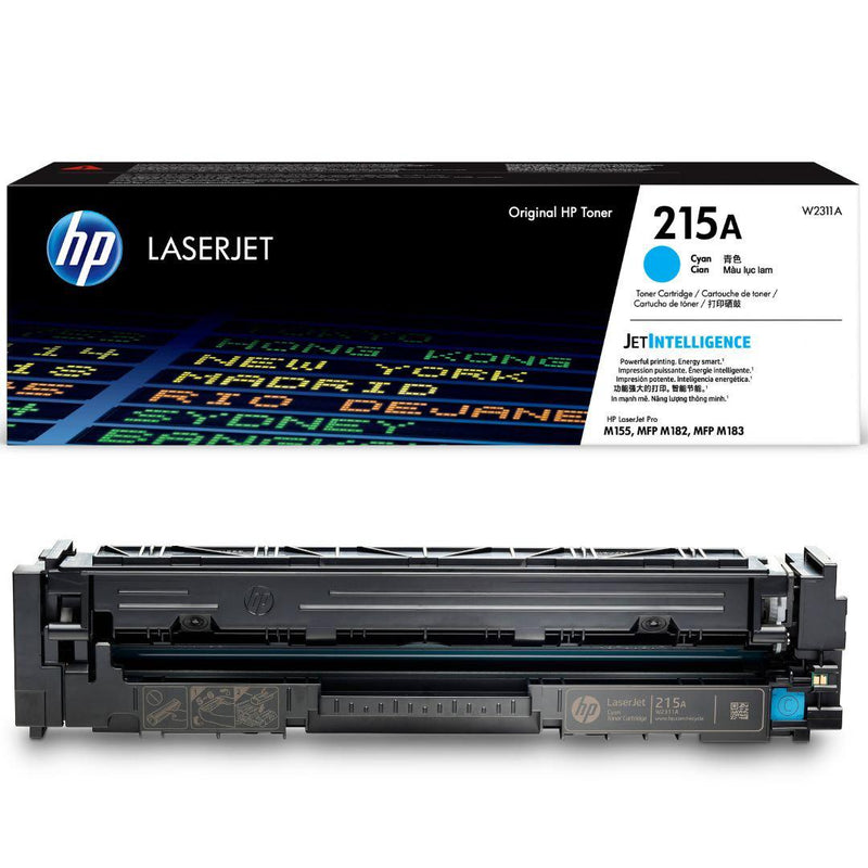 Toner Hp W2311A - 215A Cyan | Para LaserJet Pro M155 / M182 / M183 | 850 páginas, modelo , Toners