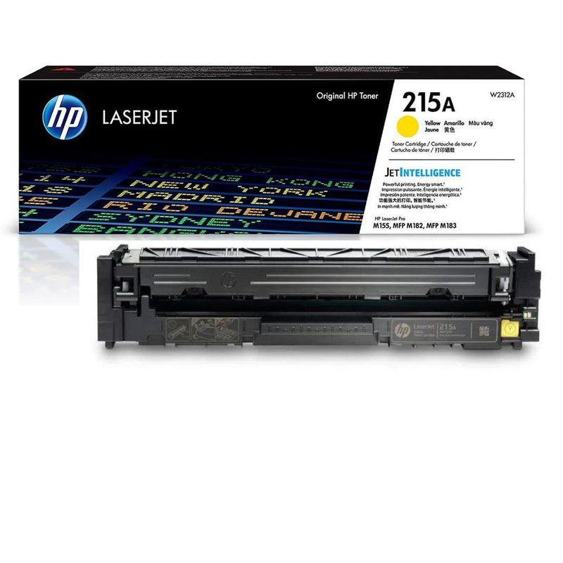 Toner Hp W2312A - 215A Amarillo | Para LaserJet Pro M155 / M182 / M183 | 850 páginas, modelo , Toners