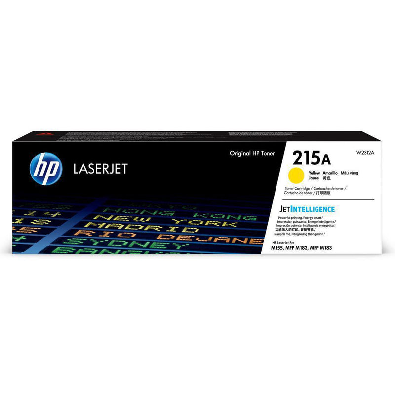 Toner Hp W2312A - 215A Amarillo | Para LaserJet Pro M155 / M182 / M183 | 850 páginas, modelo , Toners