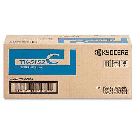 Toner Kyocera TK-5152C - Cyan | Para Ecosys P6035cdn / M6035cidn / M6535cidn, modelo , Toners